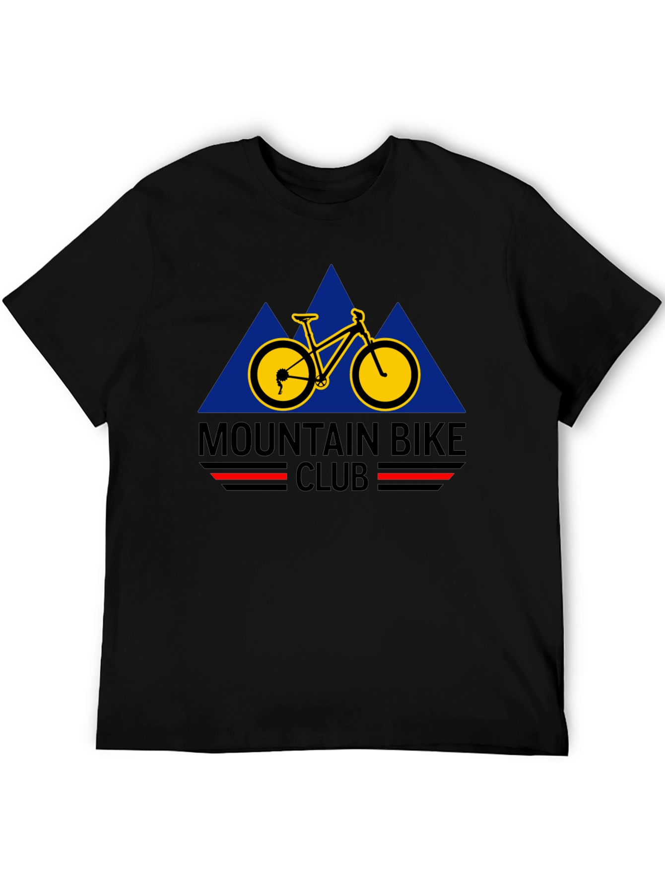 Mountain Bike Club Black Graphic Tee