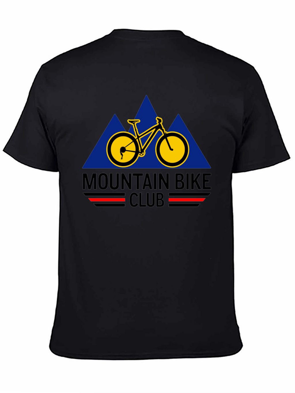 Mountain Bike Club Black Graphic Tee