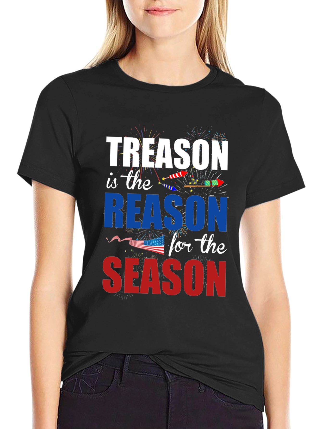 Treason is the Reason for the Season Patriotic T-Shirt