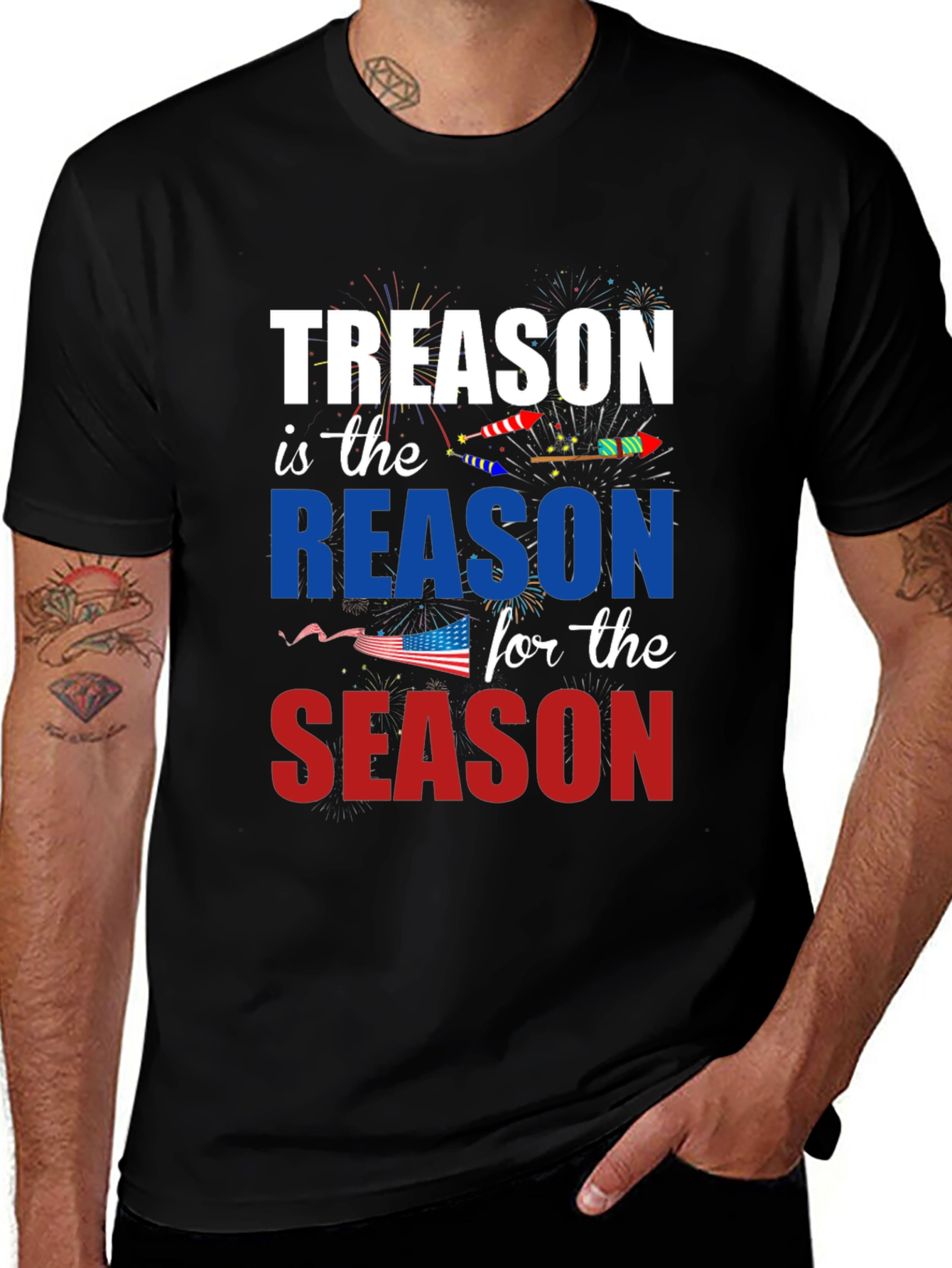 Treason is the Reason for the Season Patriotic T-Shirt