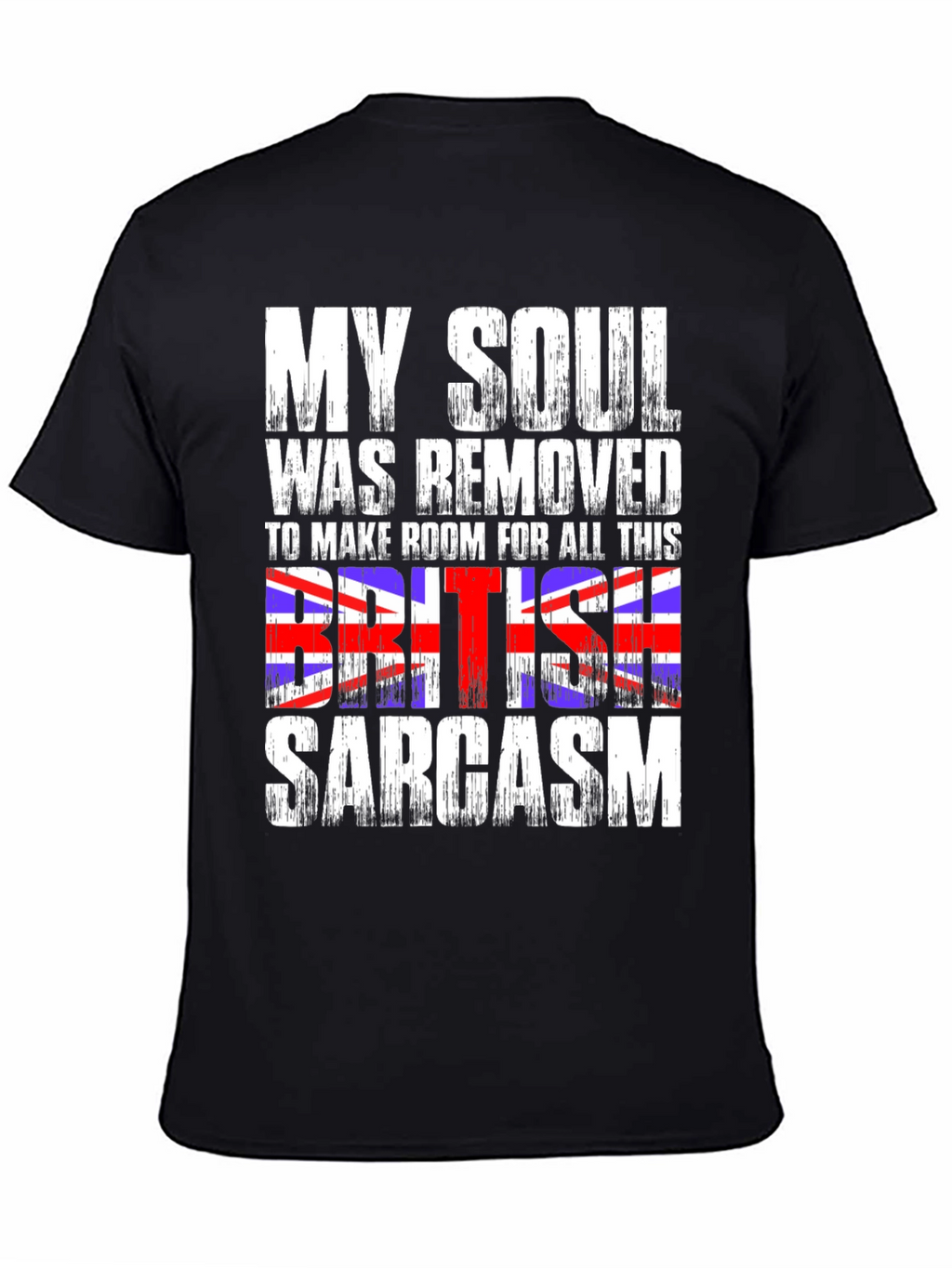 British Sarcasm Graphic Tee - Black