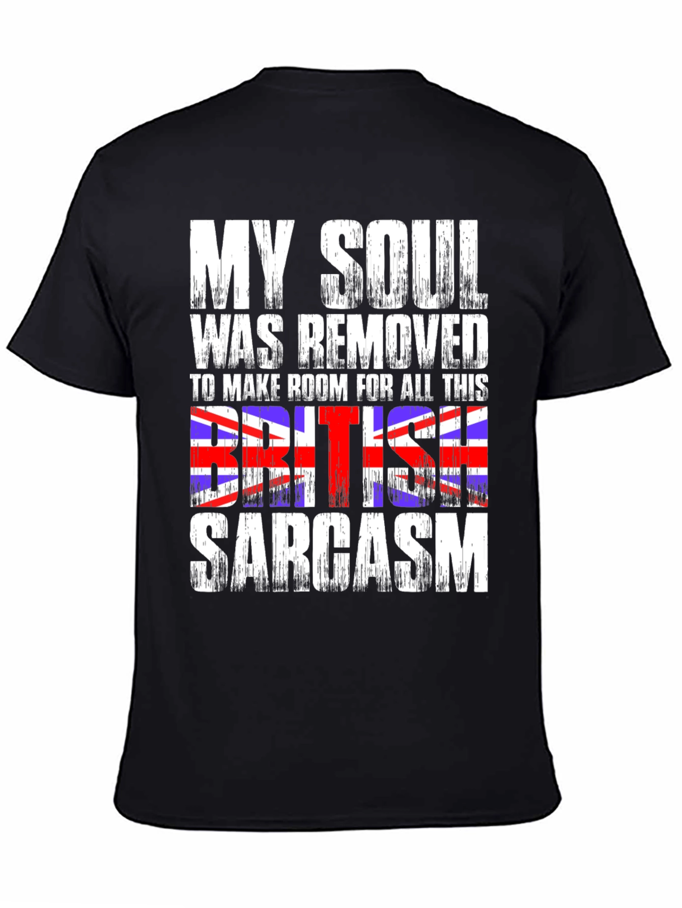 British Sarcasm Graphic Tee - Black
