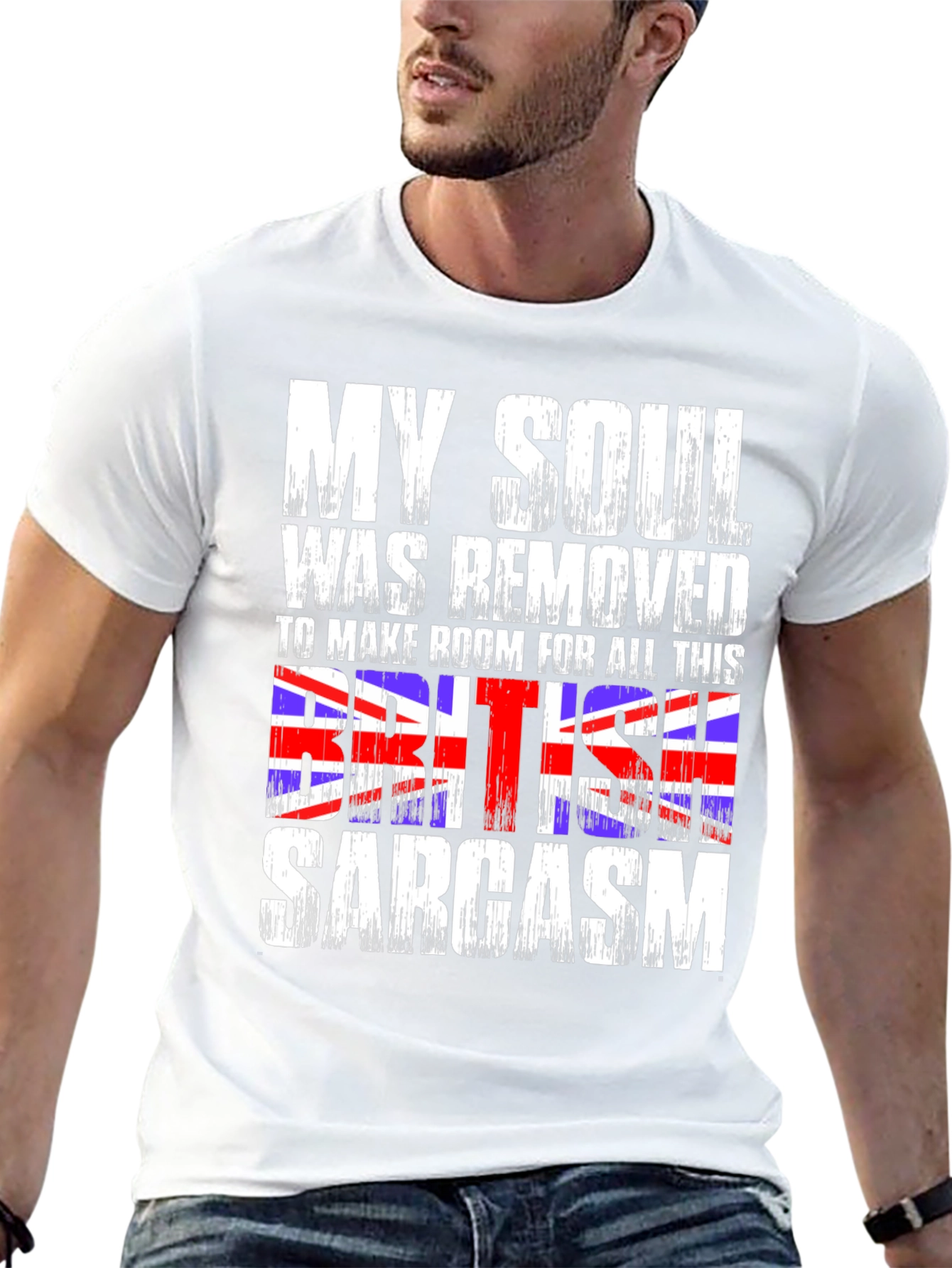 British Sarcasm Graphic Tee - Black