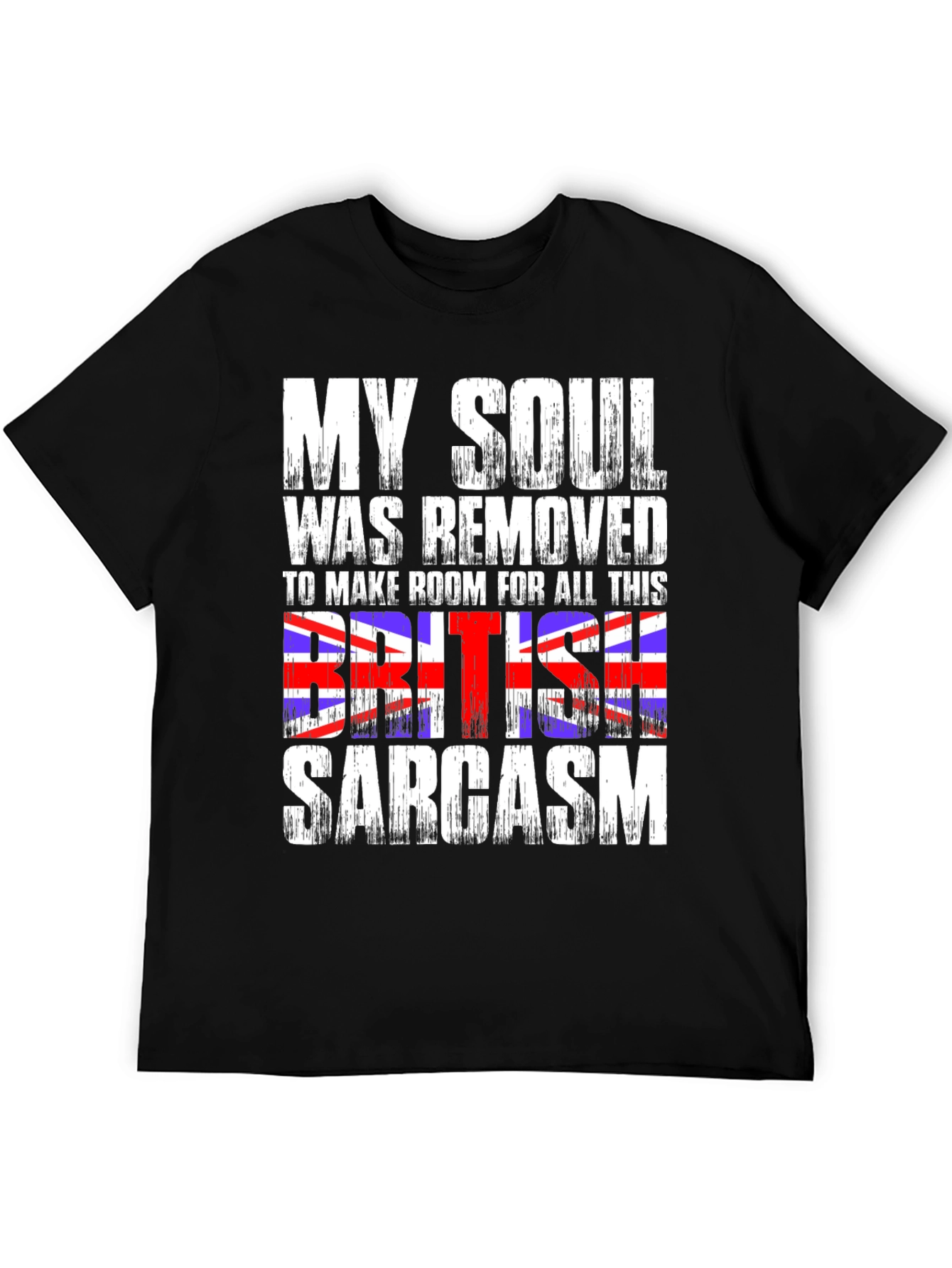 British Sarcasm Graphic Tee - Black
