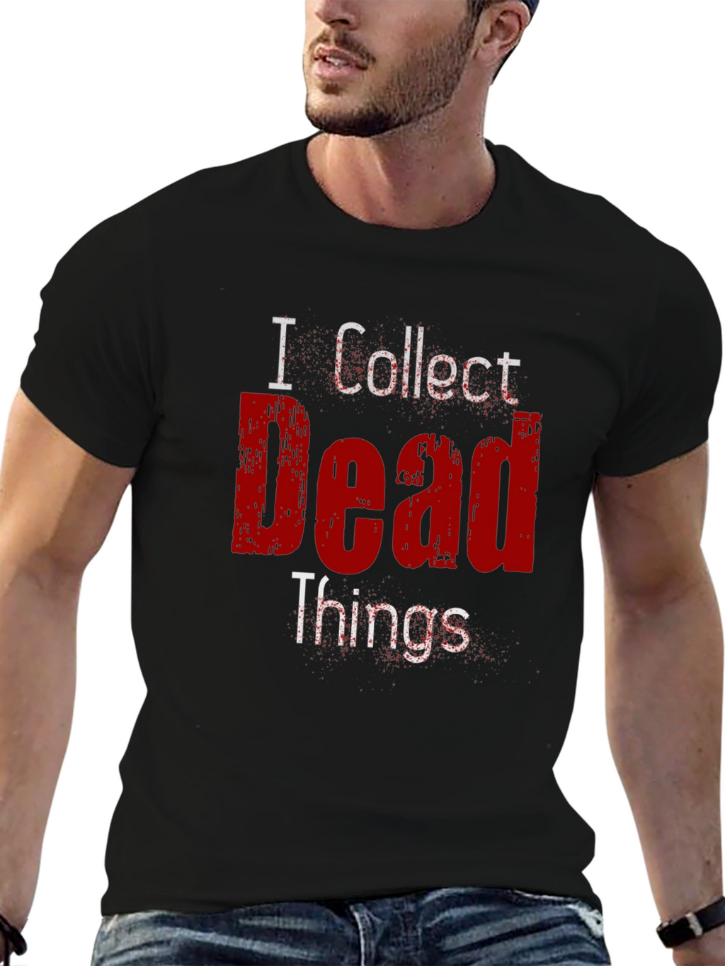 I Collect Dead Things Graphic Tee - Black