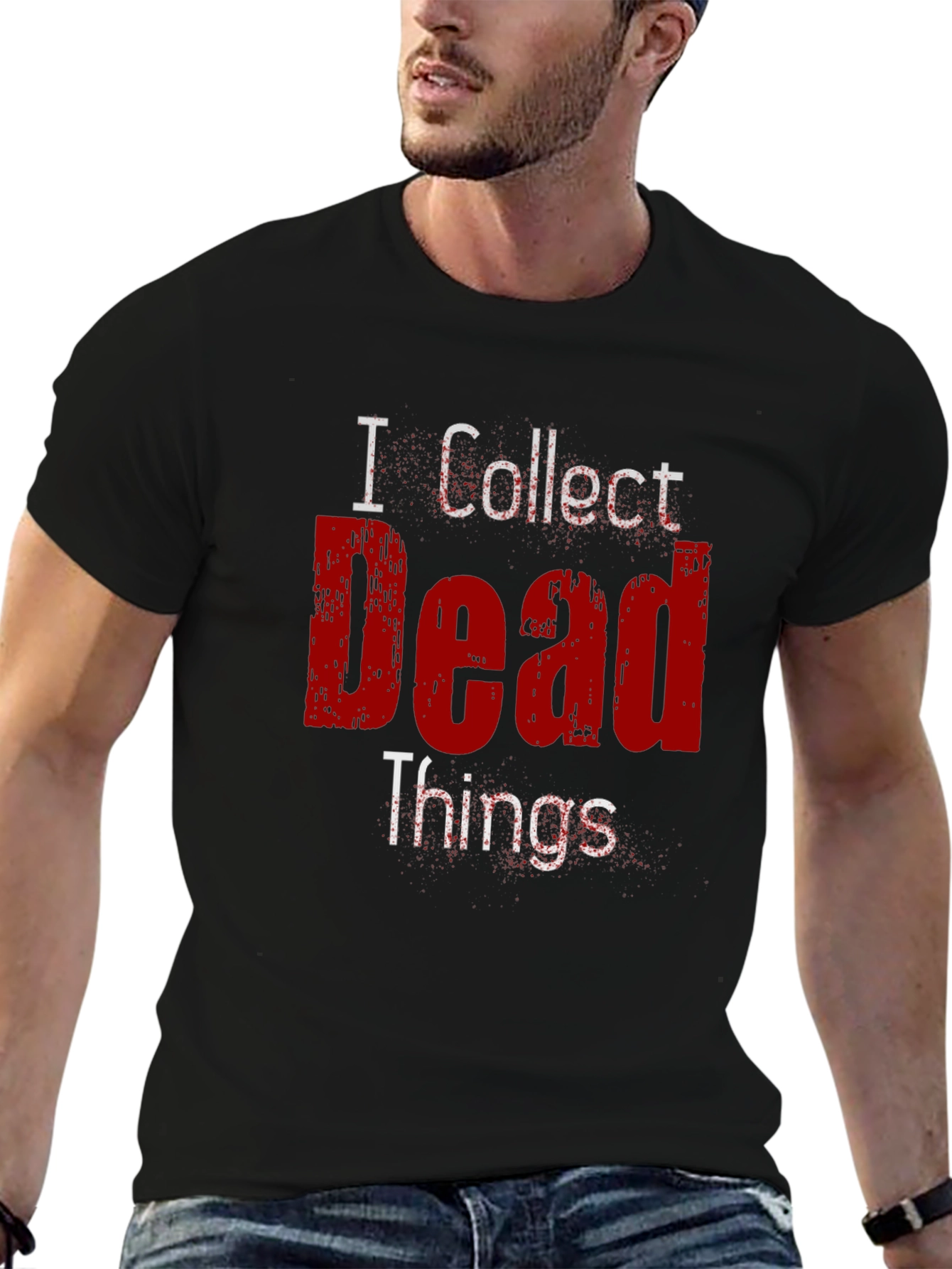 I Collect Dead Things Graphic Tee - Black
