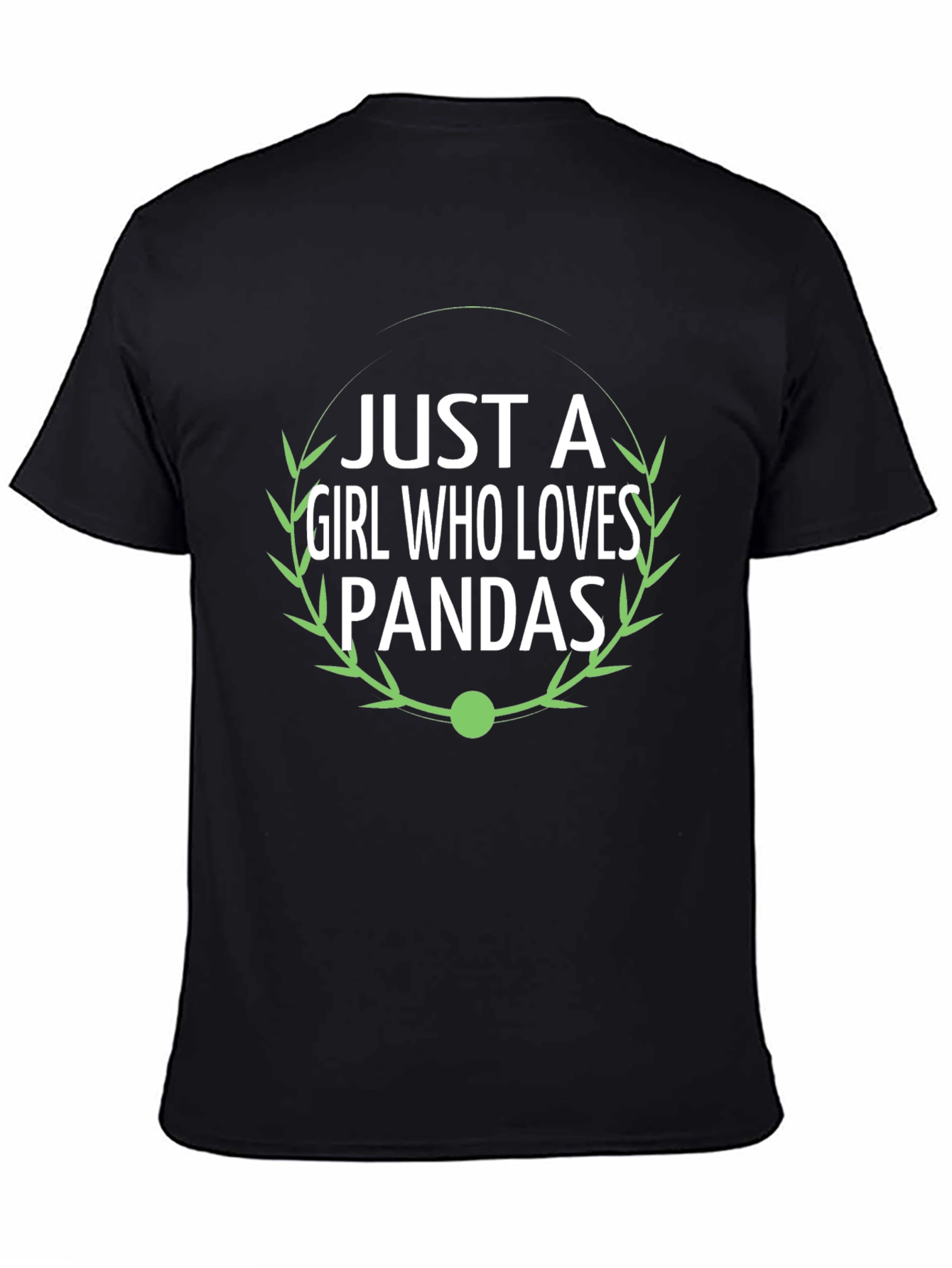Panda Lover Graphic Tee - Just a Girl Who Loves Pandas