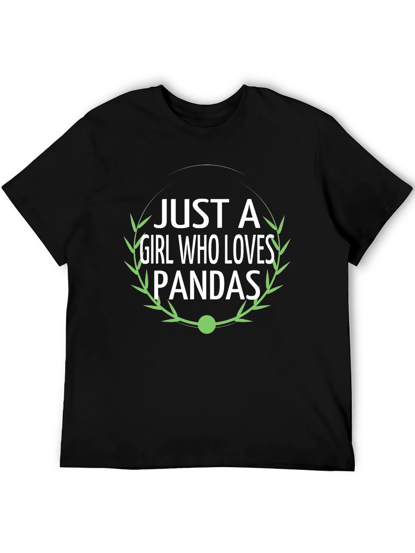 Panda Lover Graphic Tee - Just a Girl Who Loves Pandas
