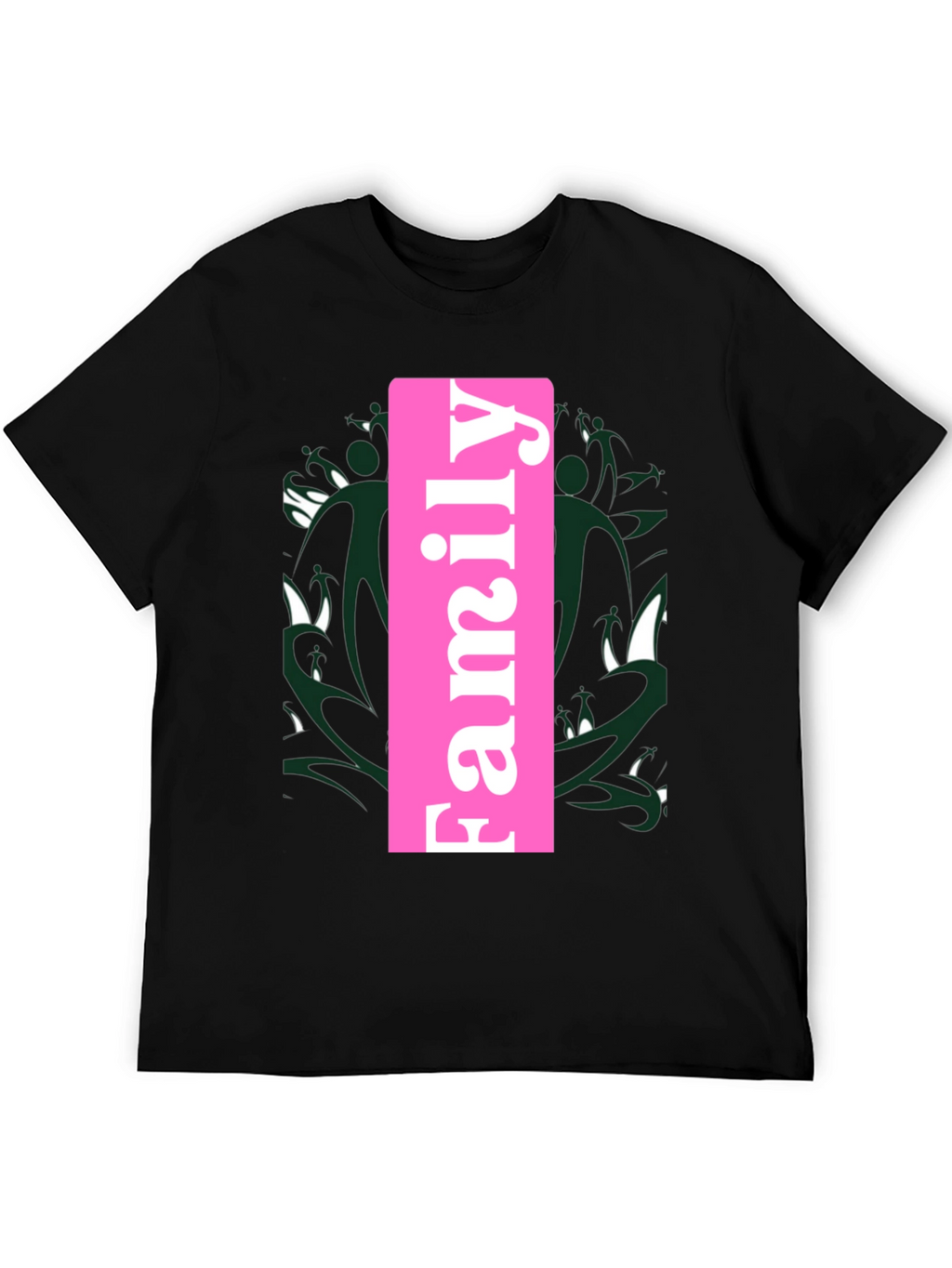 Family Tee - Stylish Black T-Shirt