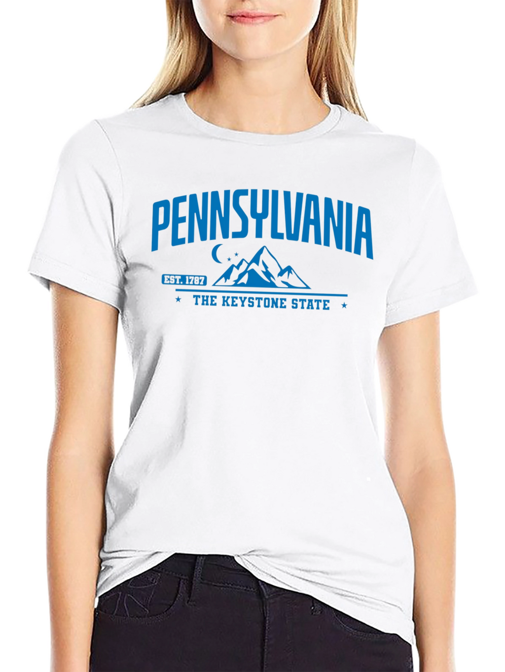 Pennsylvania Keystone State Black T-Shirt