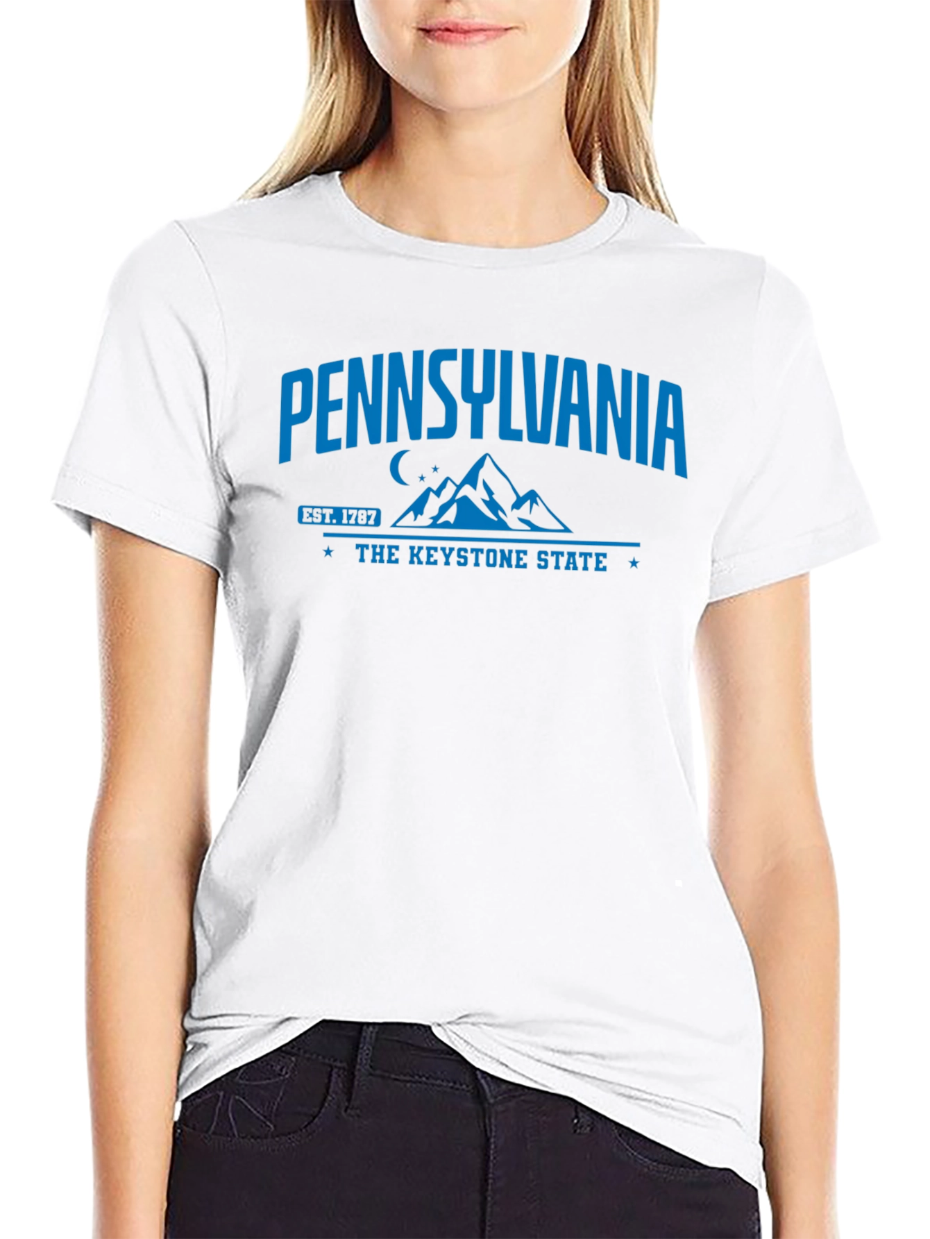 Pennsylvania Keystone State Black T-Shirt