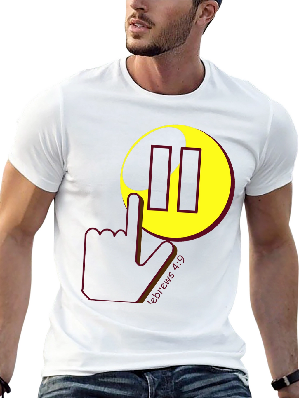 Pause Hebrews 4:9 Graphic T-Shirt