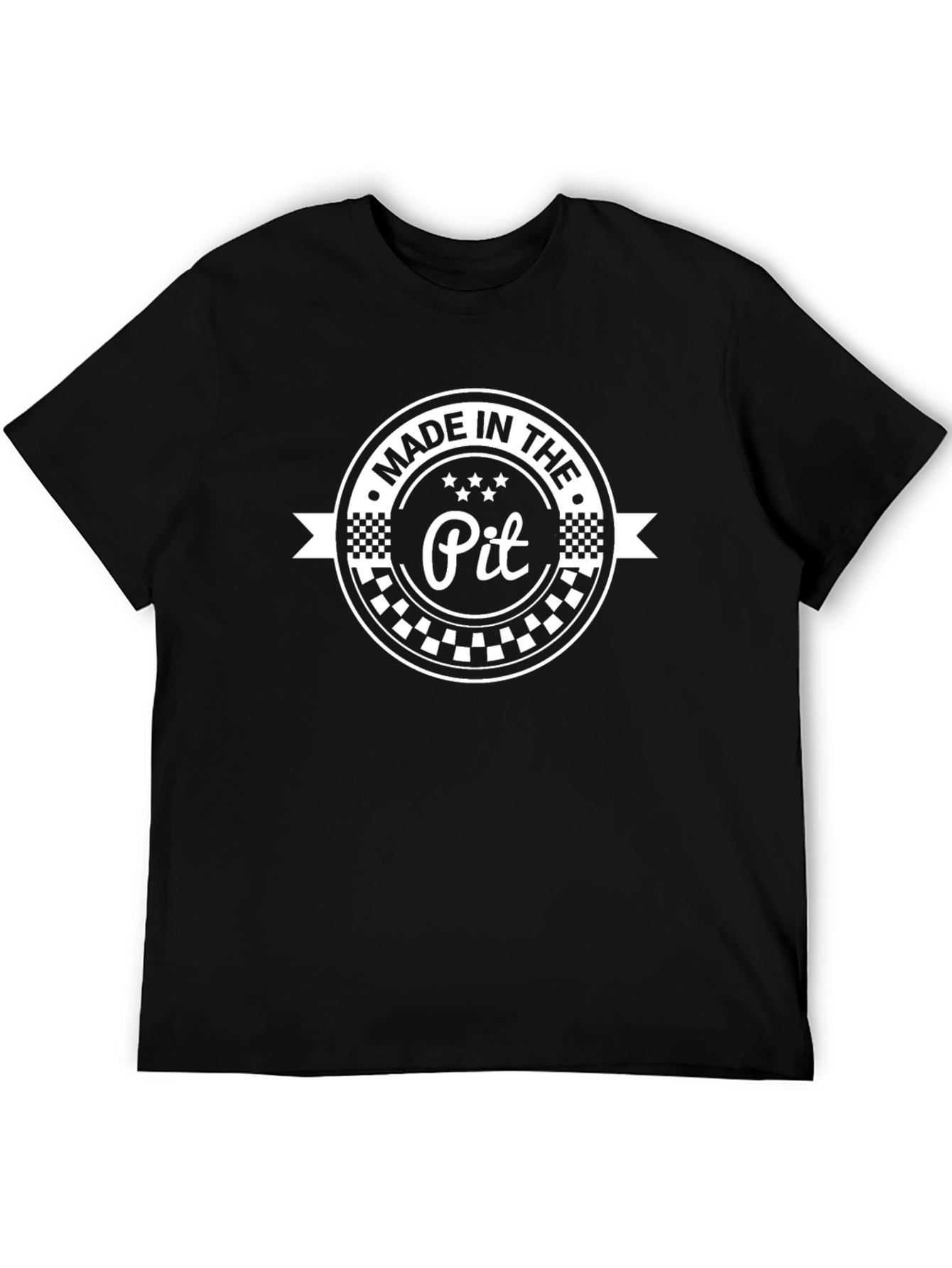 Made In The Pit Black Graphic Tee