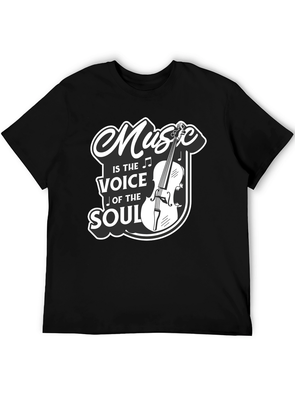Music Is The Voice Of The Soul Graphic T-Shirt