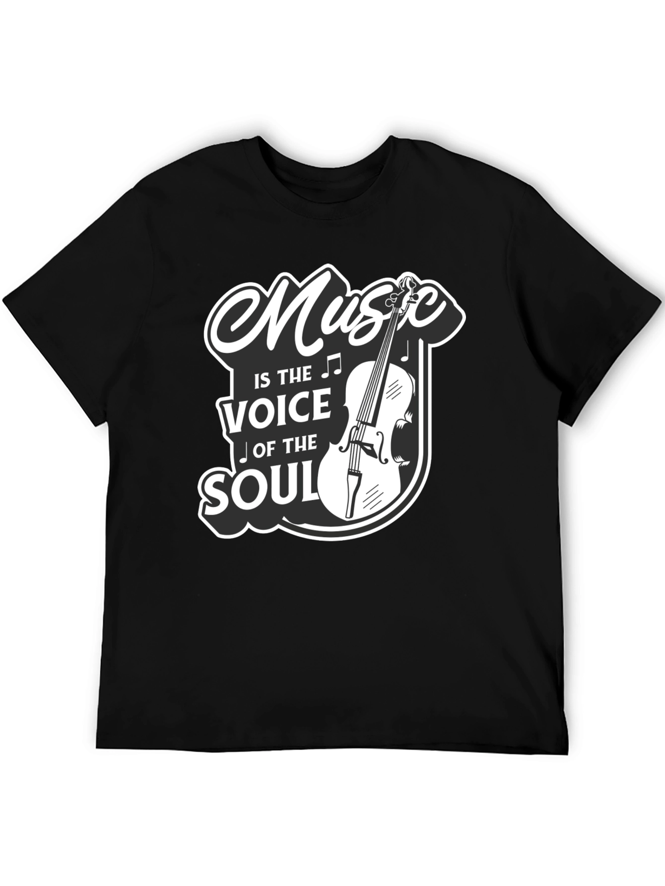 Music Is The Voice Of The Soul Graphic T-Shirt