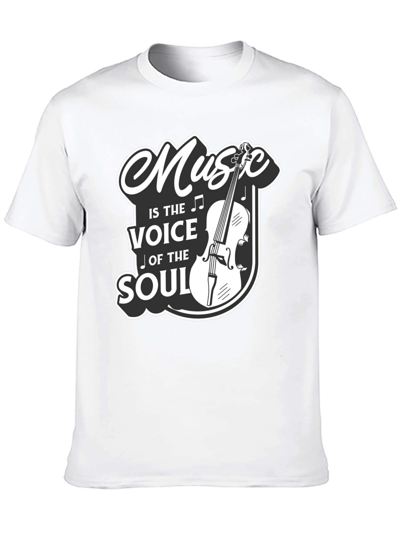 Music Is The Voice Of The Soul Graphic T-Shirt