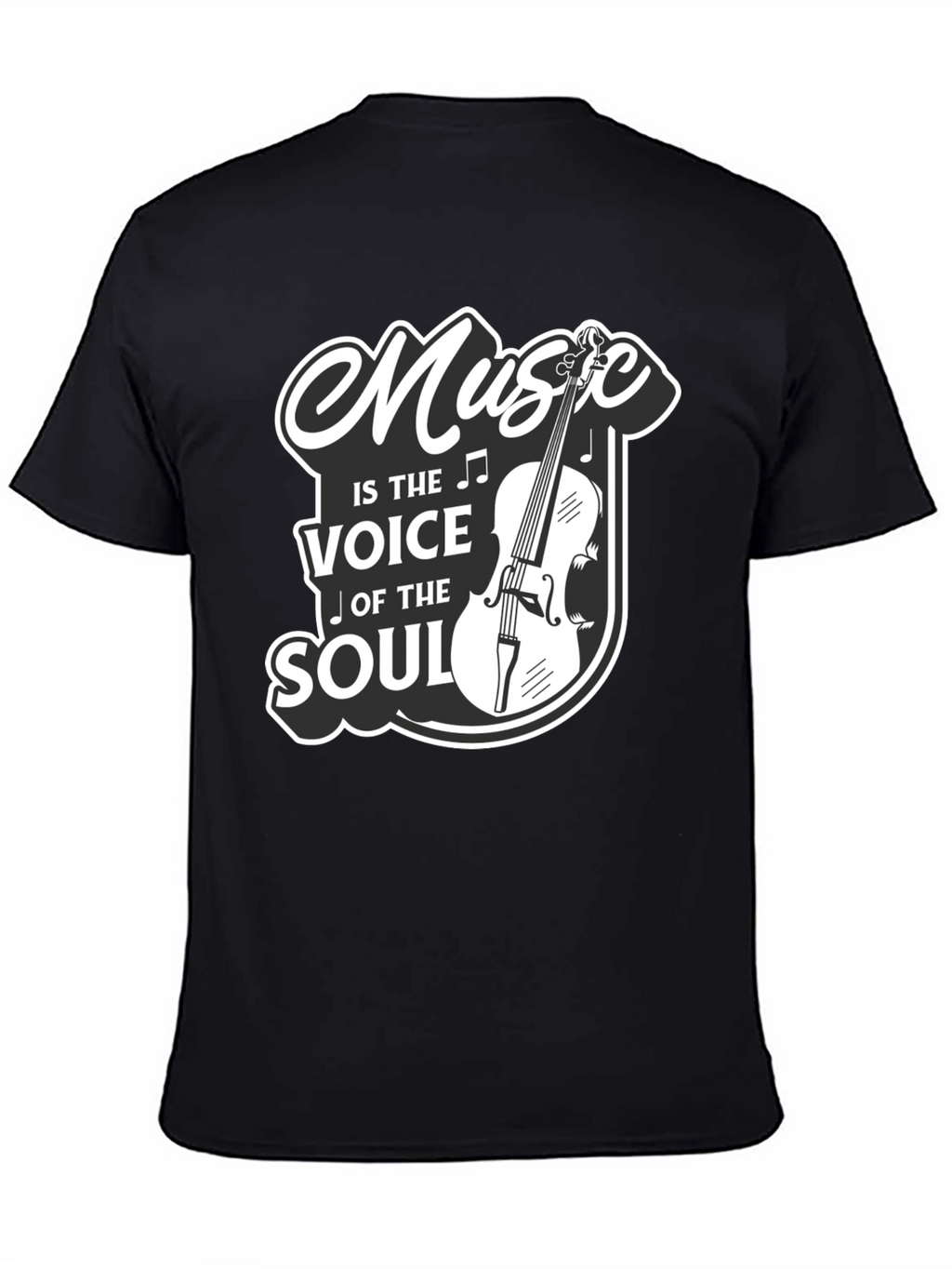 Music Is The Voice Of The Soul Graphic T-Shirt