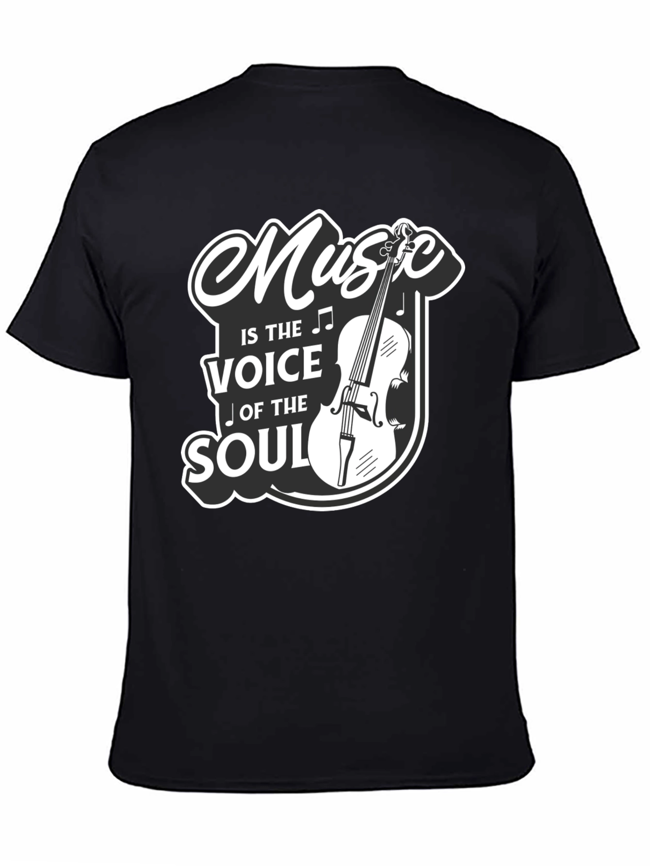 Music Is The Voice Of The Soul Graphic T-Shirt