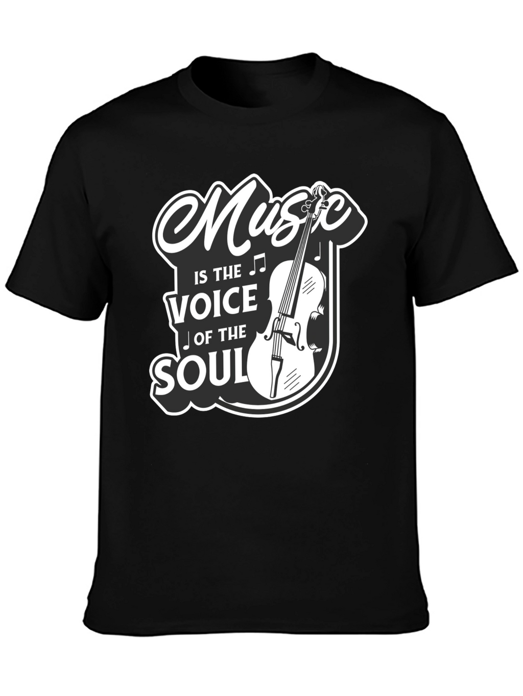 Music Is The Voice Of The Soul Graphic T-Shirt