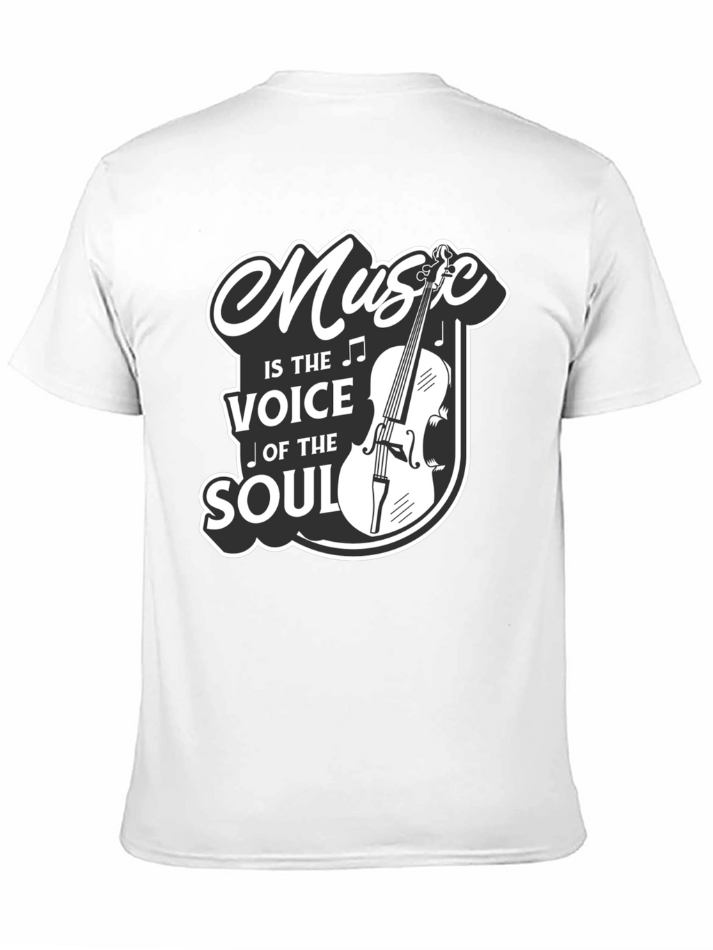 Music Is The Voice Of The Soul Graphic T-Shirt