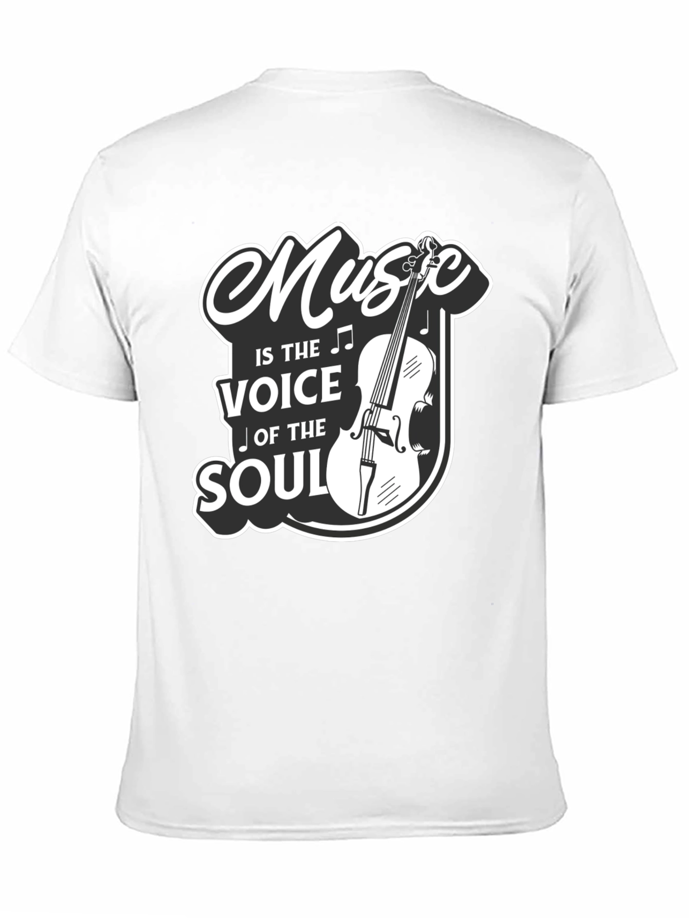Music Is The Voice Of The Soul Graphic T-Shirt