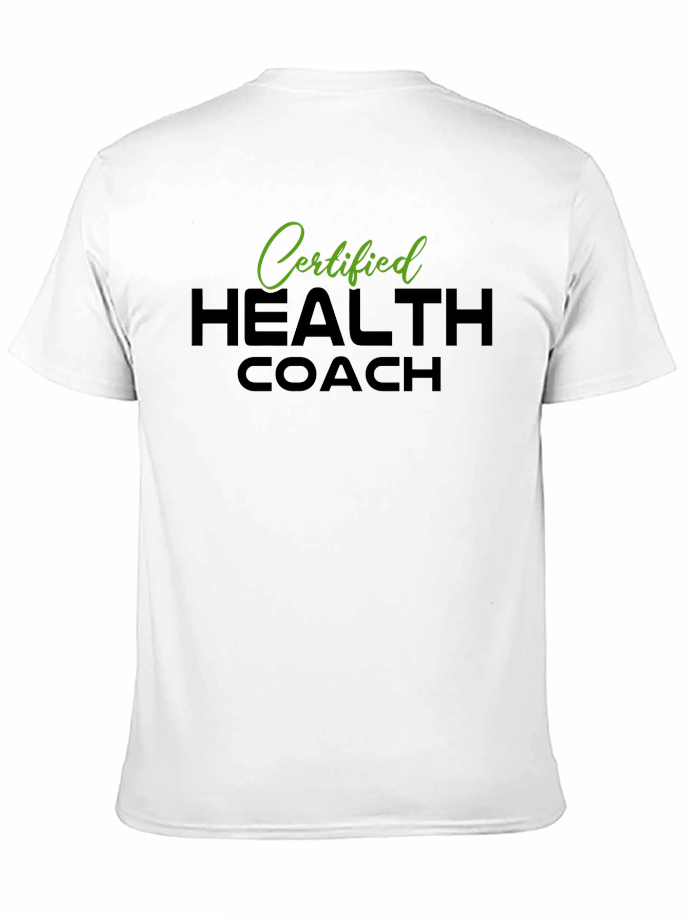Certified Health Coach Black T-Shirt