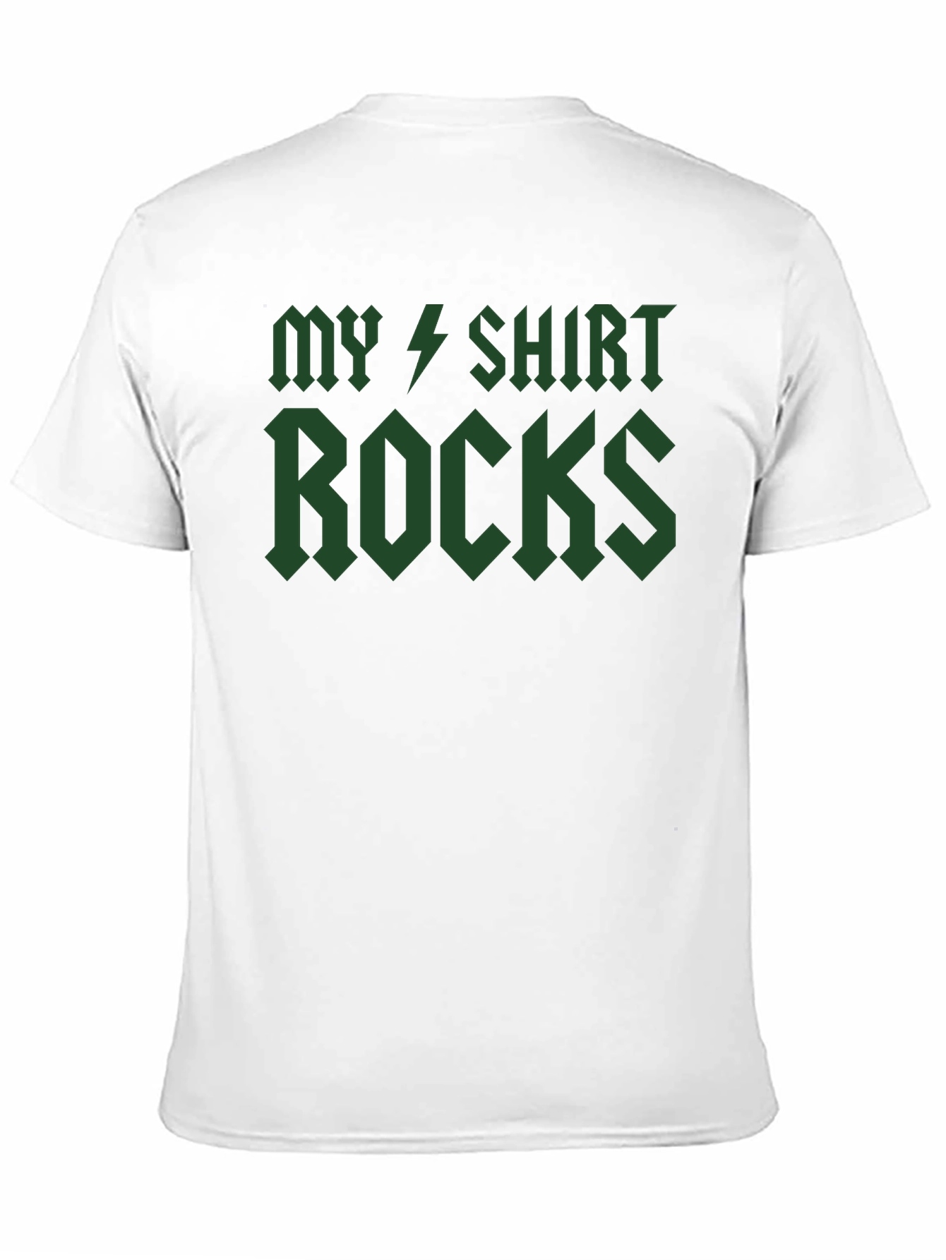 My Shirt Rocks T-Shirt - Green Graphic Tee