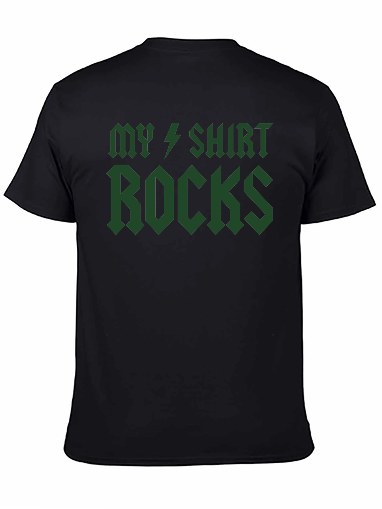My Shirt Rocks T-Shirt - Green Graphic Tee
