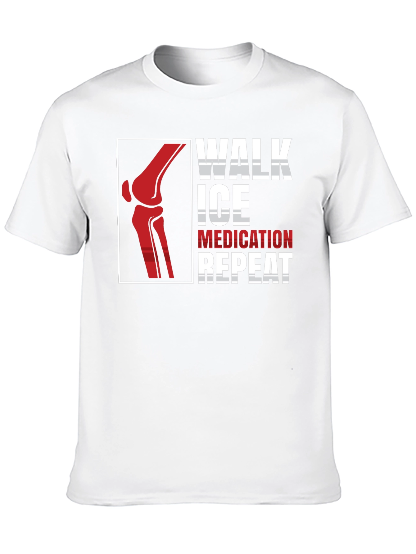Walk Ice Medication Repeat T-Shirt