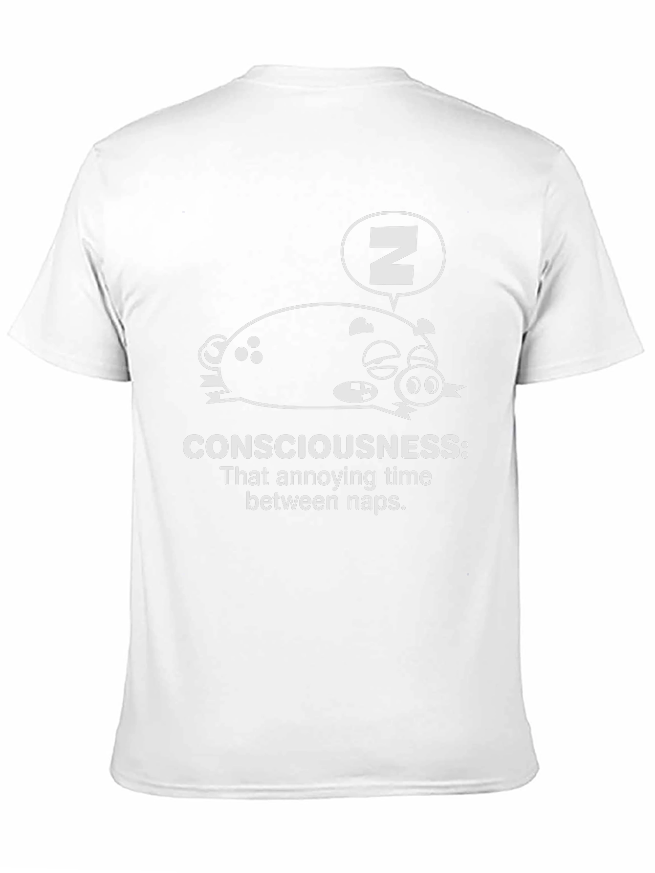 Funny Consciousness Nap Pig T-Shirt