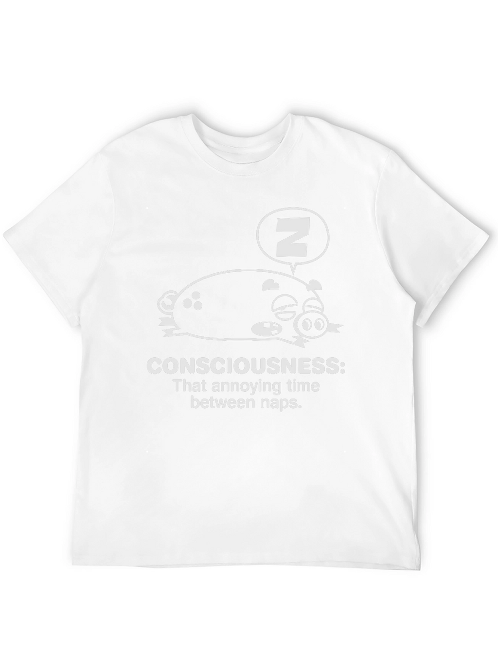 Funny Consciousness Nap Pig T-Shirt
