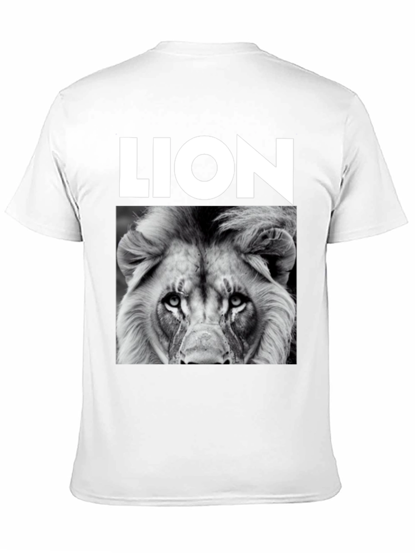Lion Graphic Print T-Shirt
