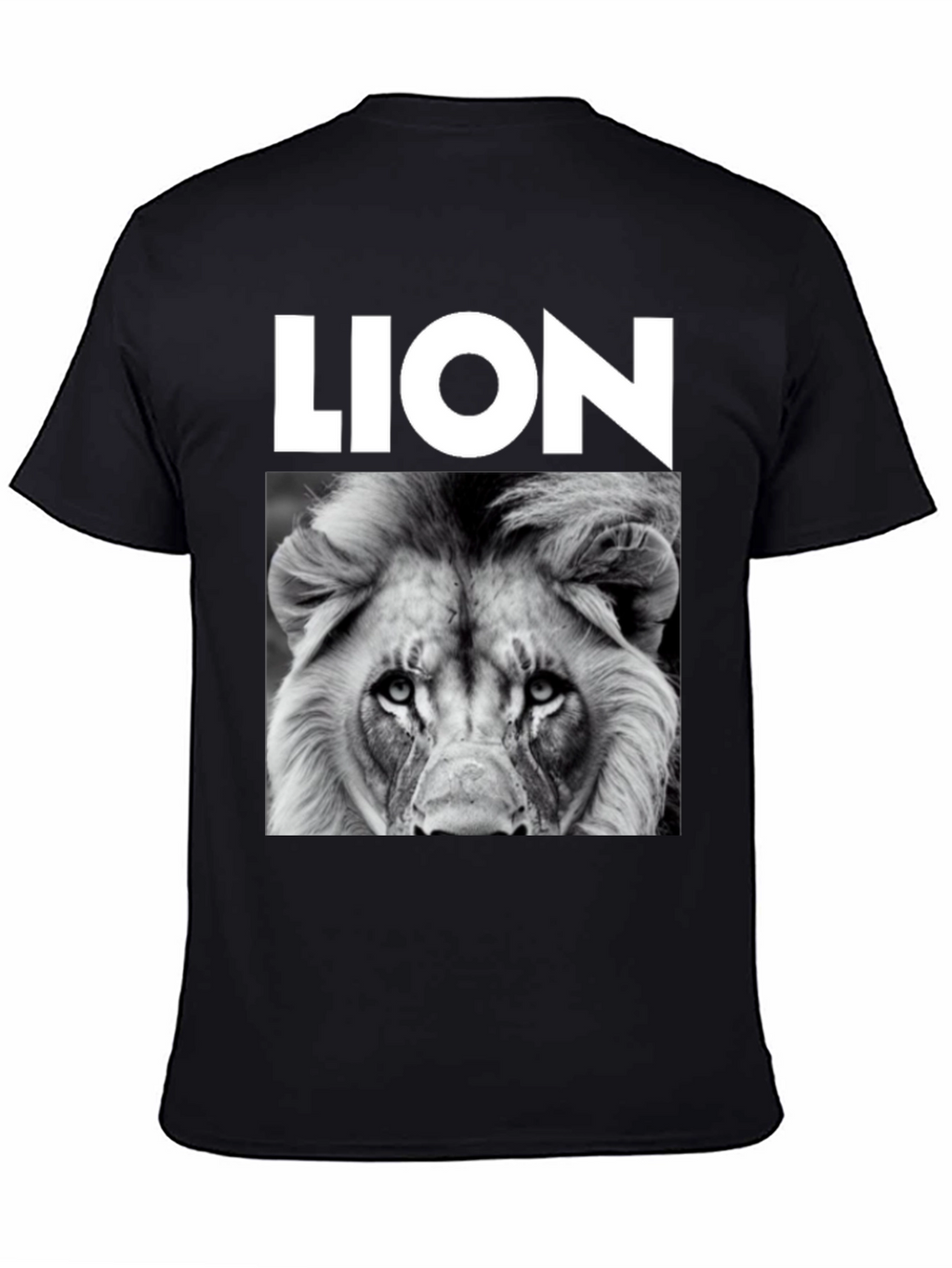 Lion Graphic Print T-Shirt