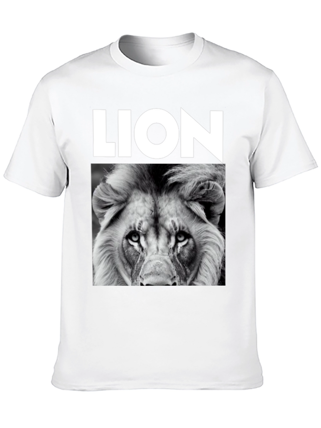 Lion Graphic Print T-Shirt