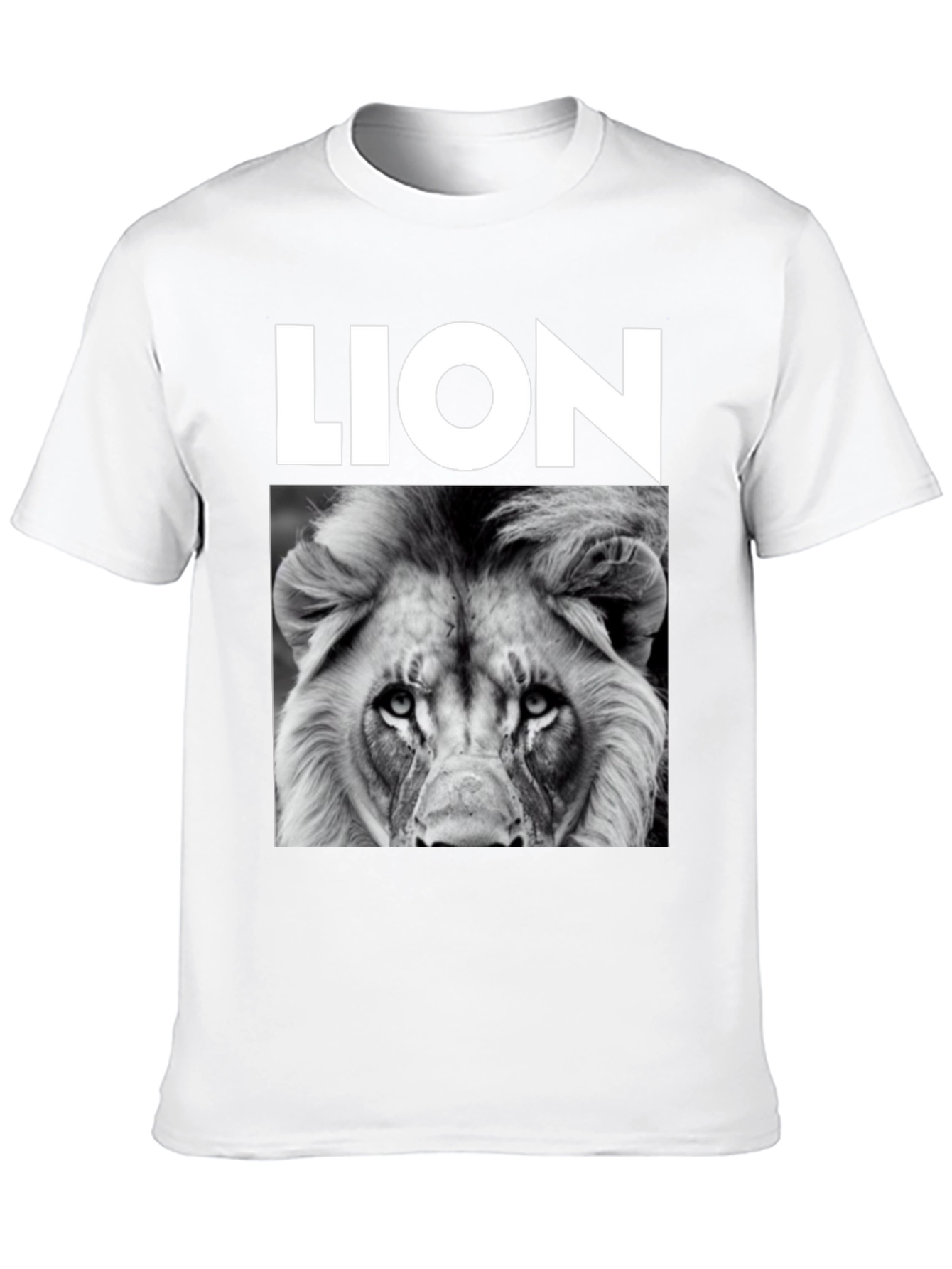 Lion Graphic Print T-Shirt