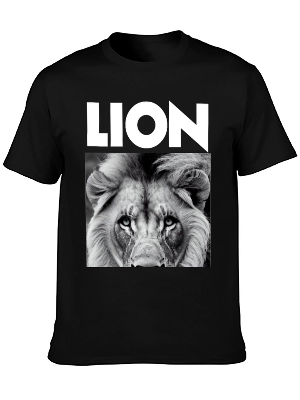 Lion Graphic Print T-Shirt