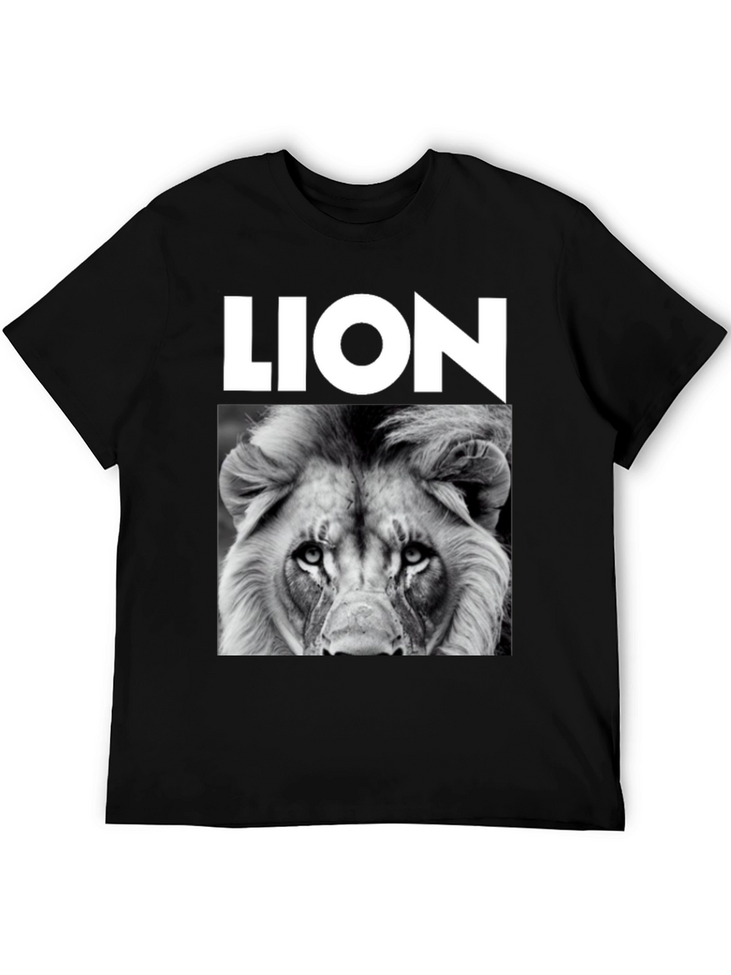 Lion Graphic Print T-Shirt