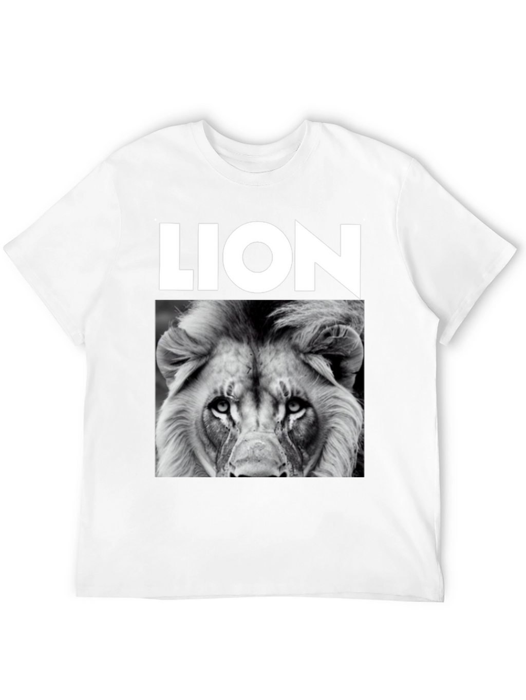 Lion Graphic Print T-Shirt
