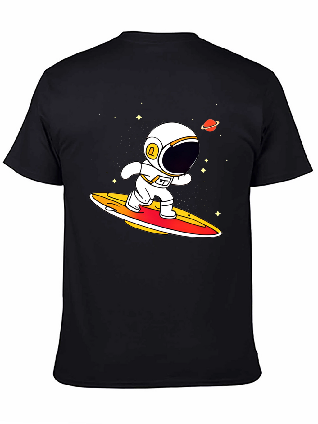 Astronaut Surfing T-Shirt - Space Graphic Tee