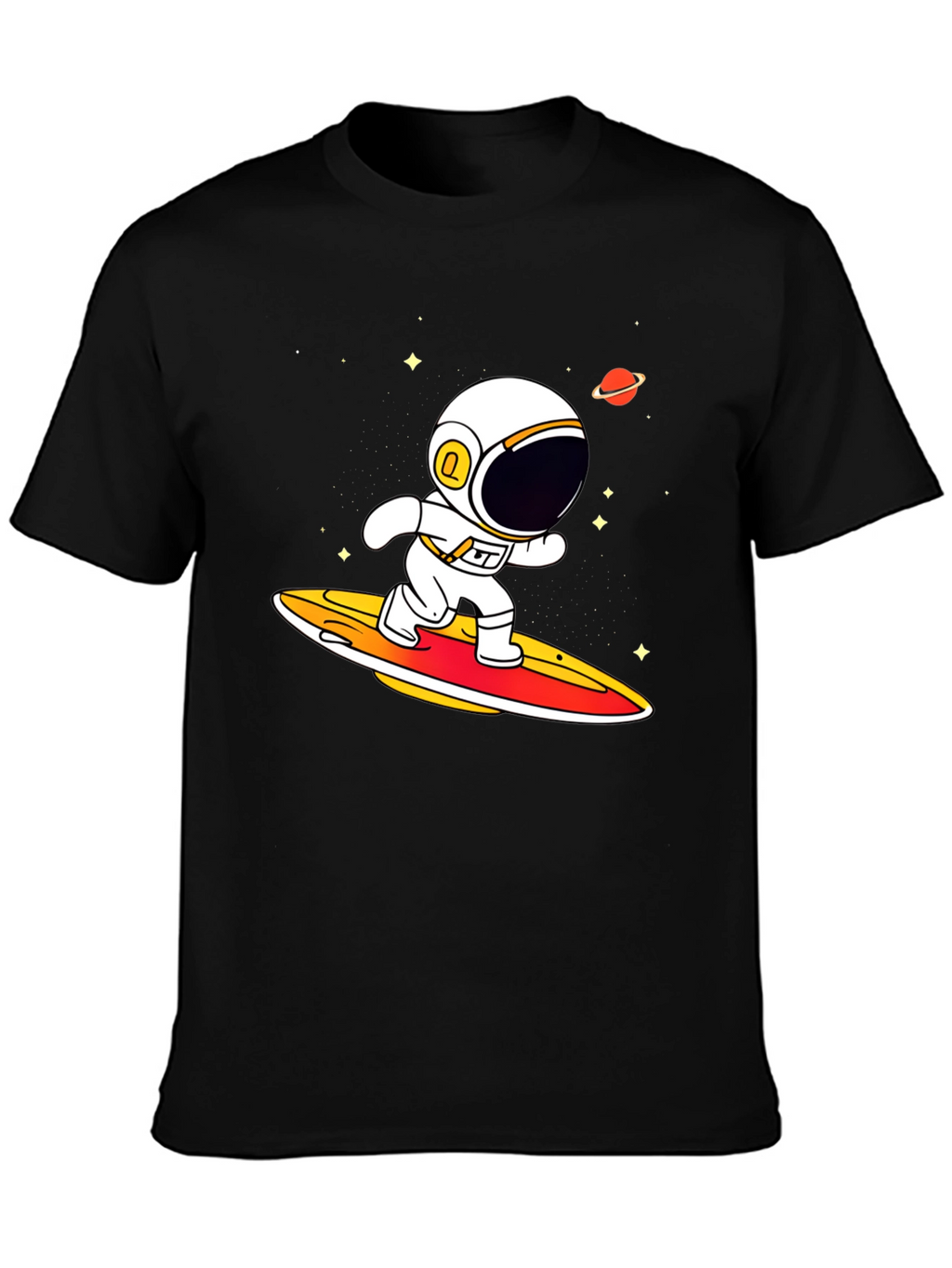 Astronaut Surfing T-Shirt - Space Graphic Tee