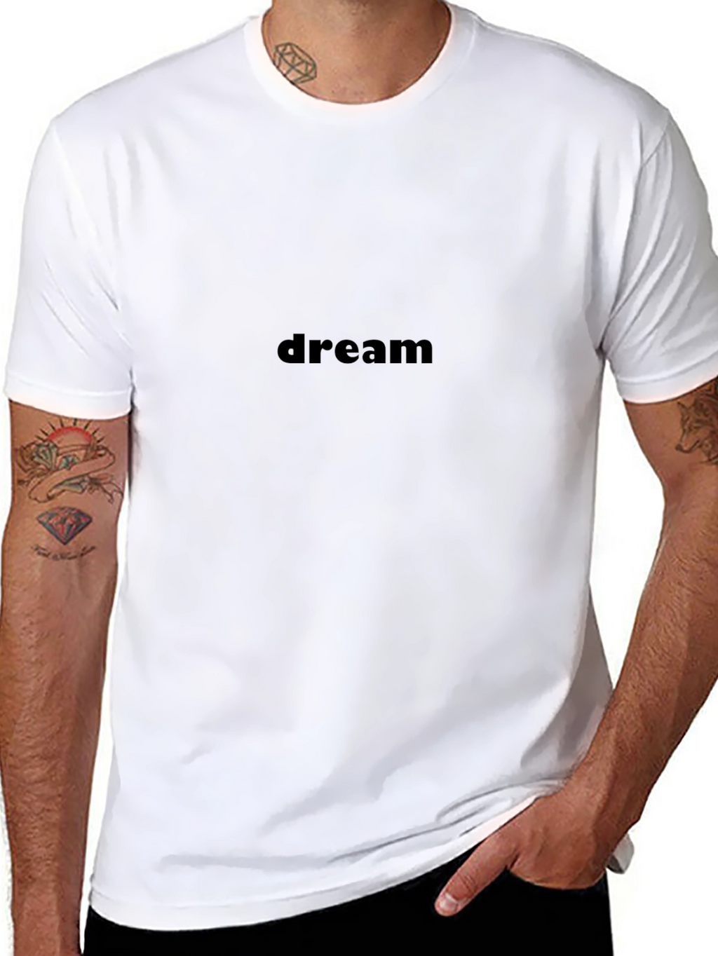Dream Tee - Classic Black Short Sleeve T-Shirt