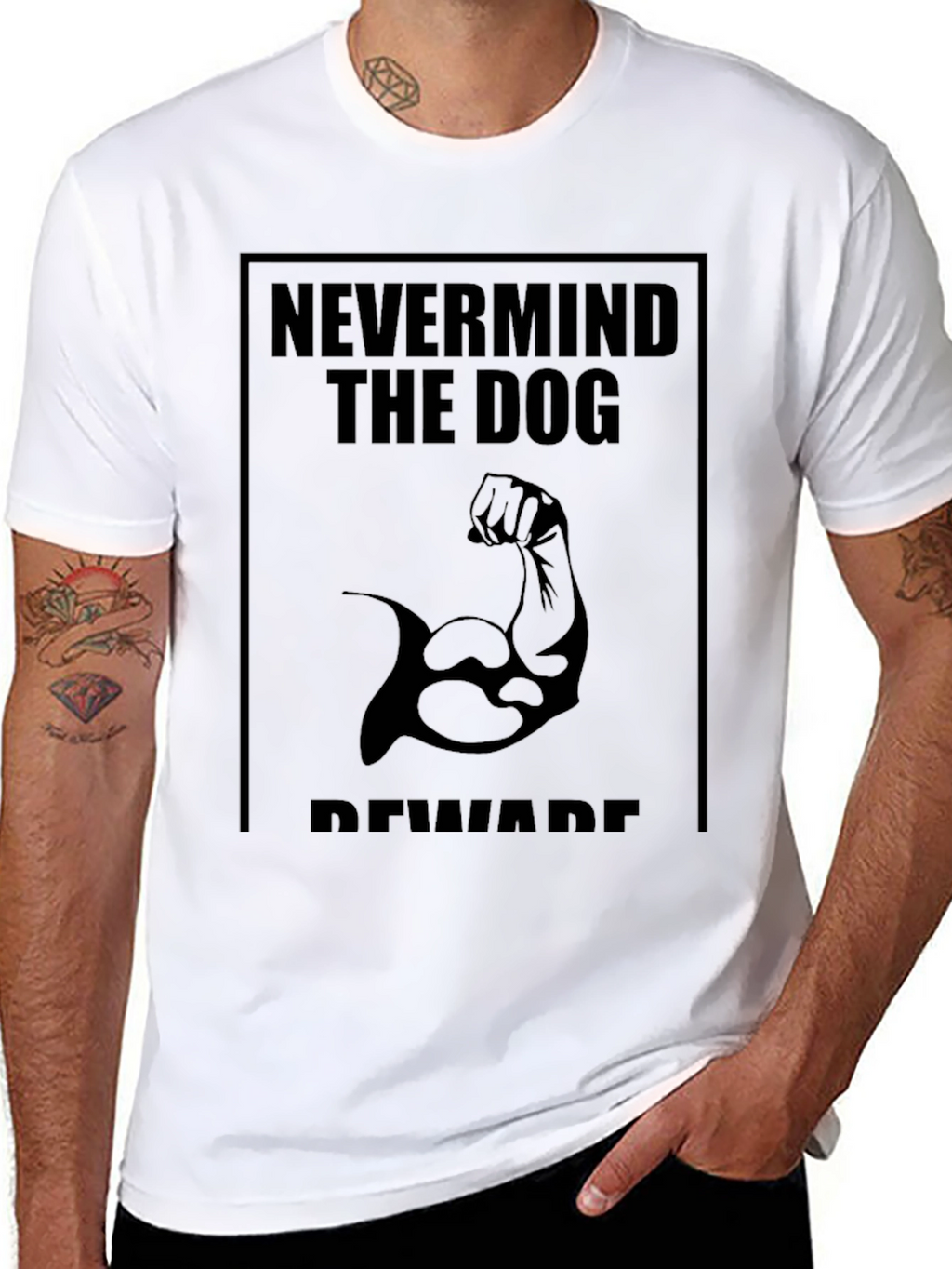 Funny Beware the Dog T-Shirt