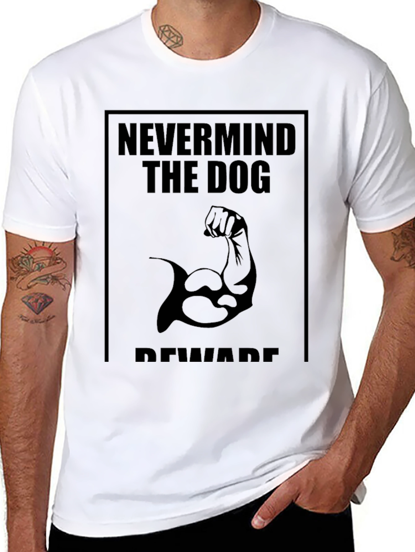 Funny Beware the Dog T-Shirt