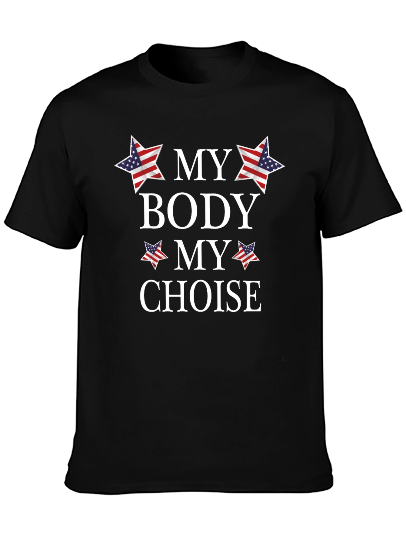 My Body My Choice Patriotic Graphic Tee