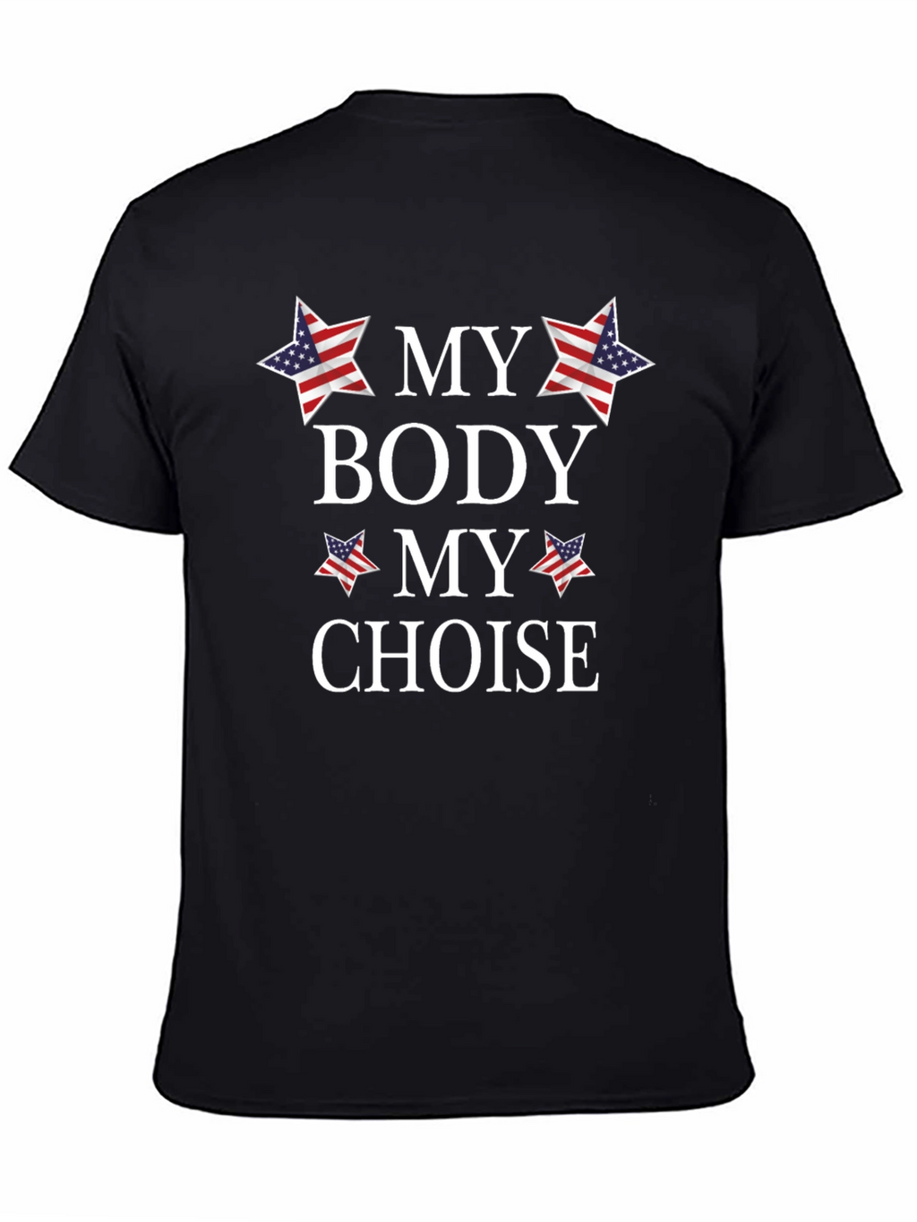 My Body My Choice Patriotic Graphic Tee