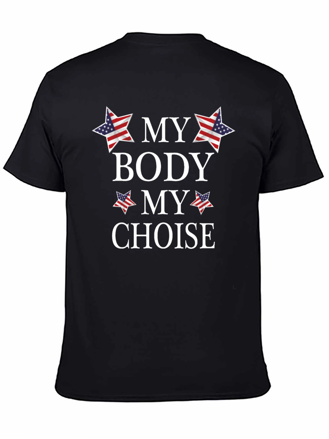 My Body My Choice Patriotic Graphic Tee