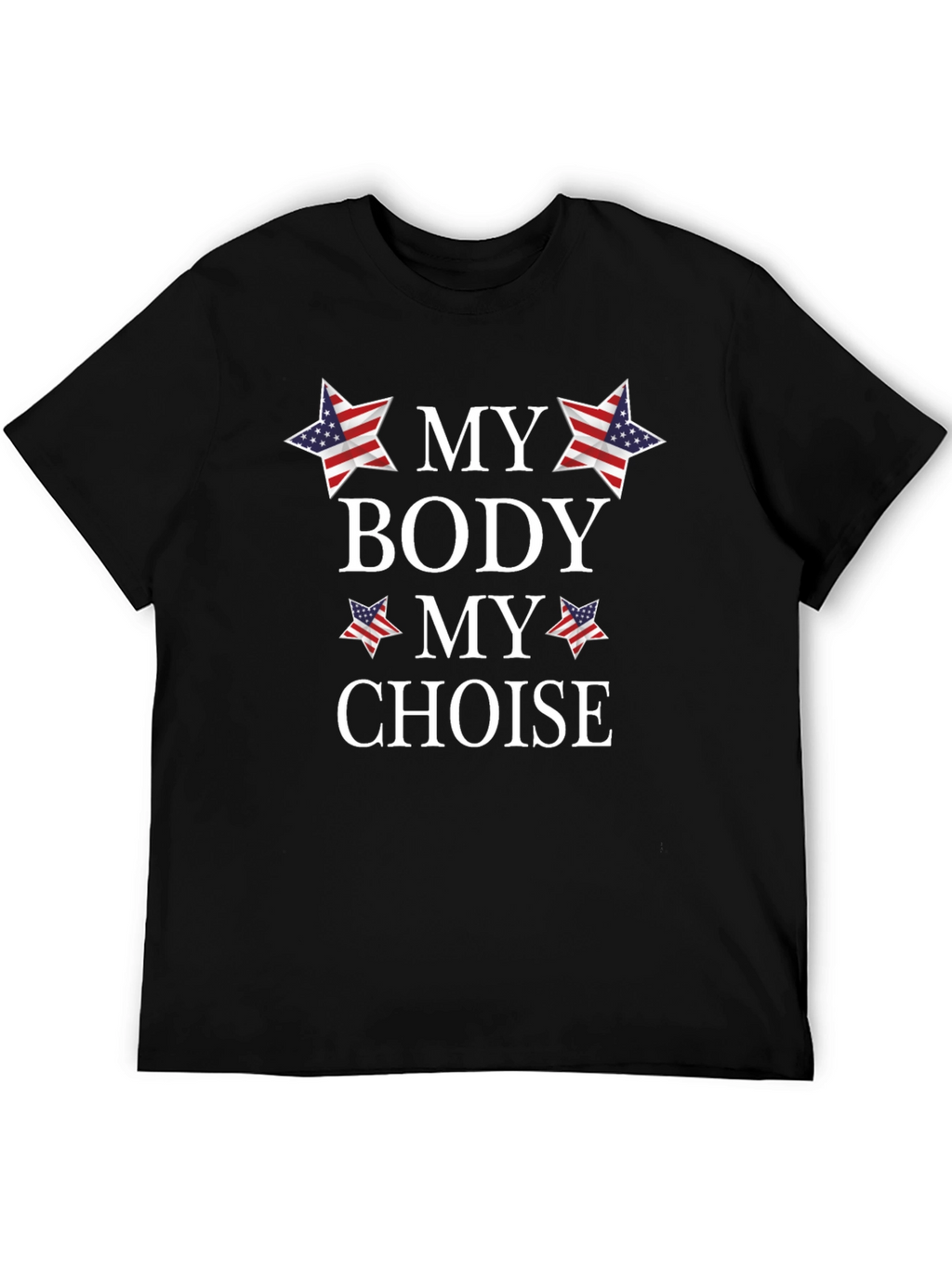 My Body My Choice Patriotic Graphic Tee