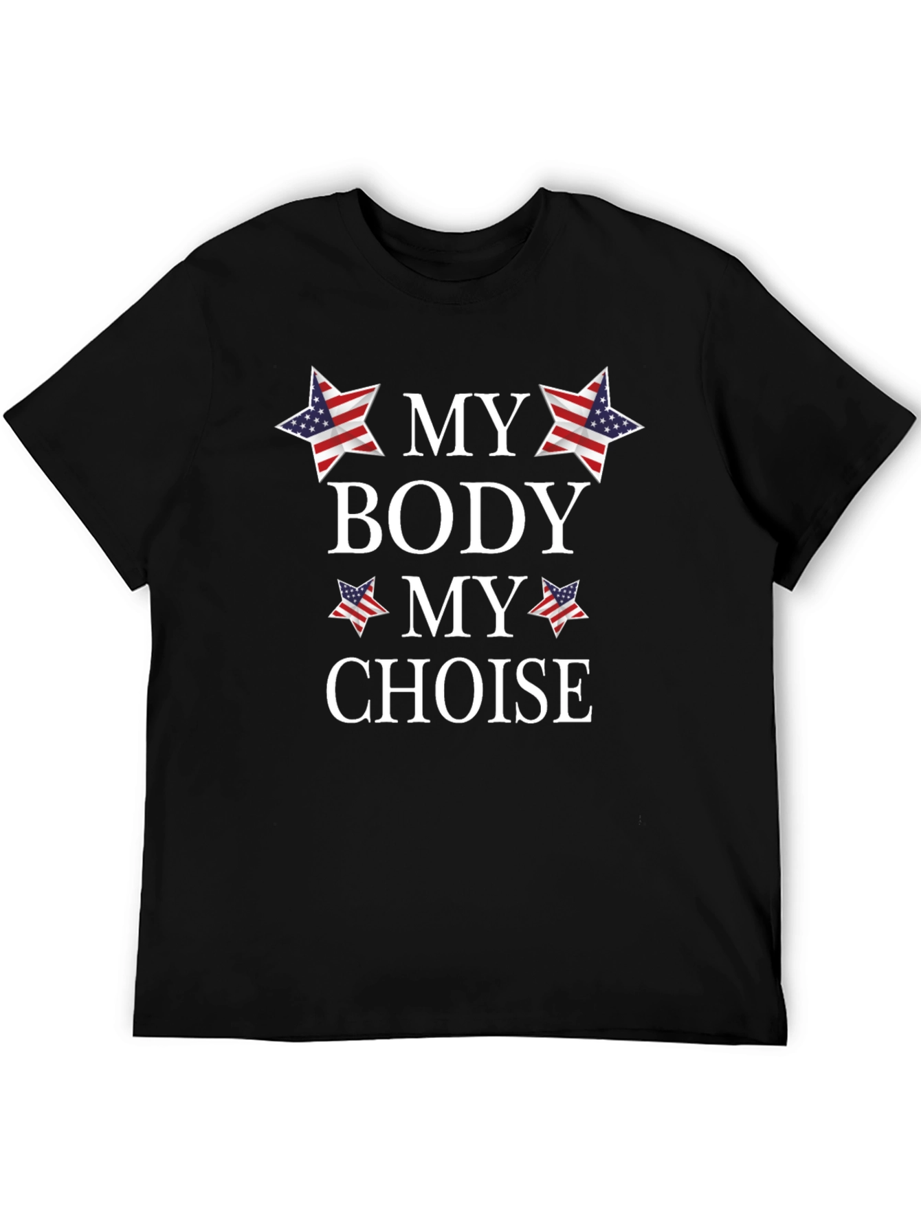 My Body My Choice Patriotic Graphic Tee