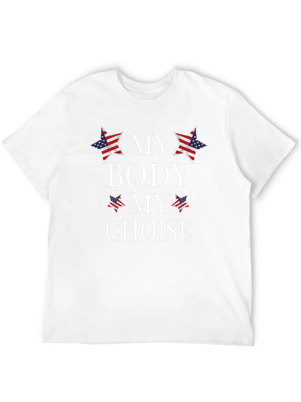 My Body My Choice Patriotic Graphic Tee