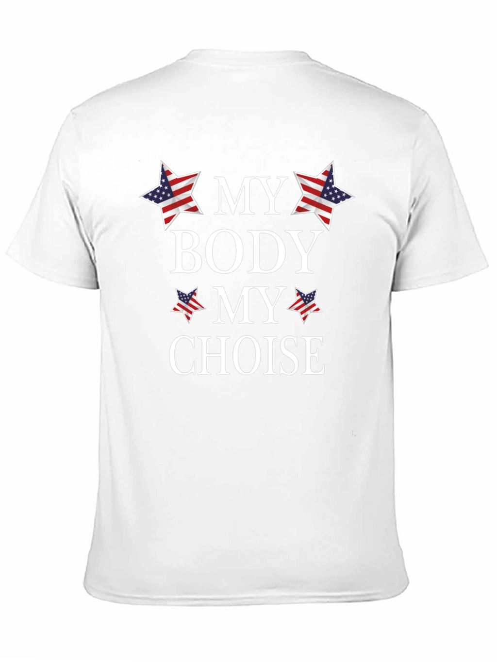 My Body My Choice Patriotic Graphic Tee